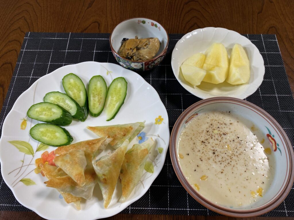 久々の揚げ物